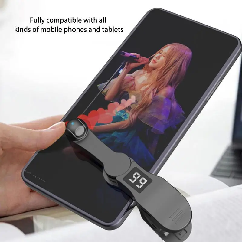 Auto Screen Clicker for Smart Phone Apps Video Live Streaming Gadget USB Simulator Smartphone Game Screen Touch Tripods Tapper
