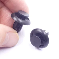 50Pcs Auto Bumper Fender Push Clips 8mm for Mazda - Easy Push-In Installation Durable Plastic Car Body Part Accessories