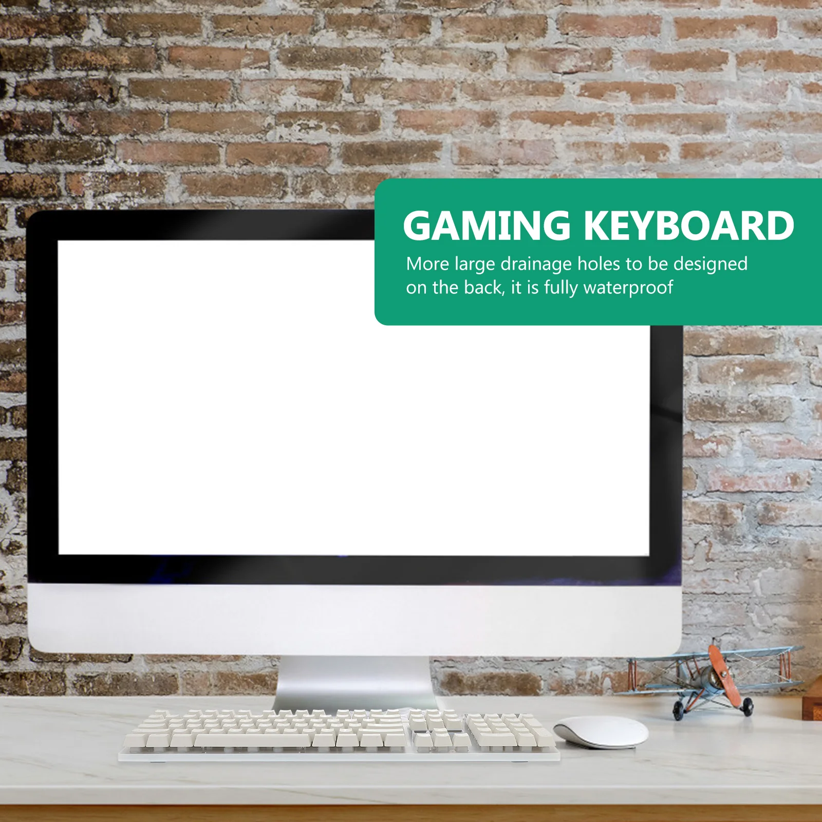

Rgb Backlit Waterproof Mechanical Gaming Keyboard Wired Usb Ergonomic Gamer Mouse Set Adjustable Stand Drainage Holes