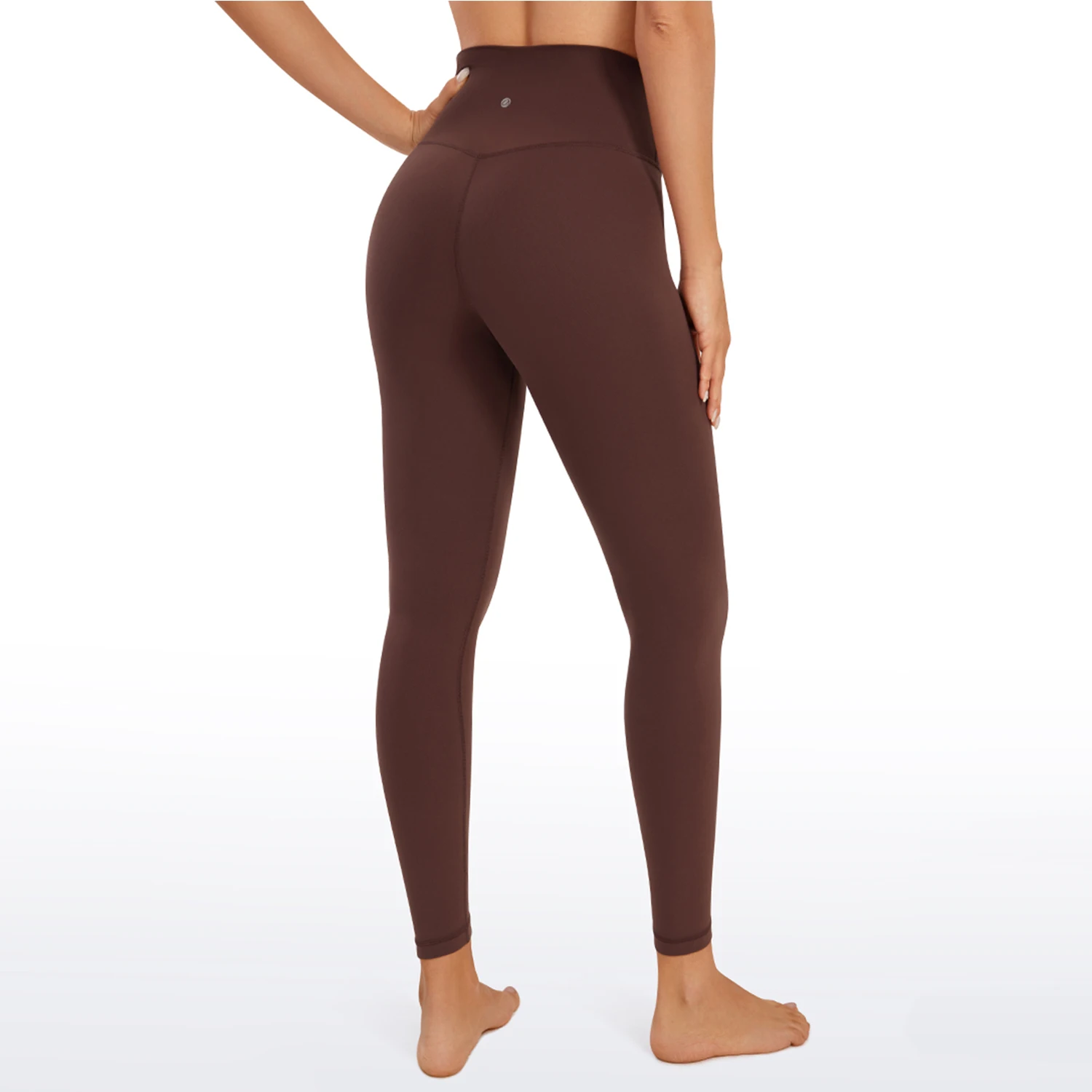 CRZ YOGA Frauen Butterluxe Kreuz Taille Workout Leggings 25 Zoll-V Crossover Hohe Taille Gym Athletisch Yoga Leggings