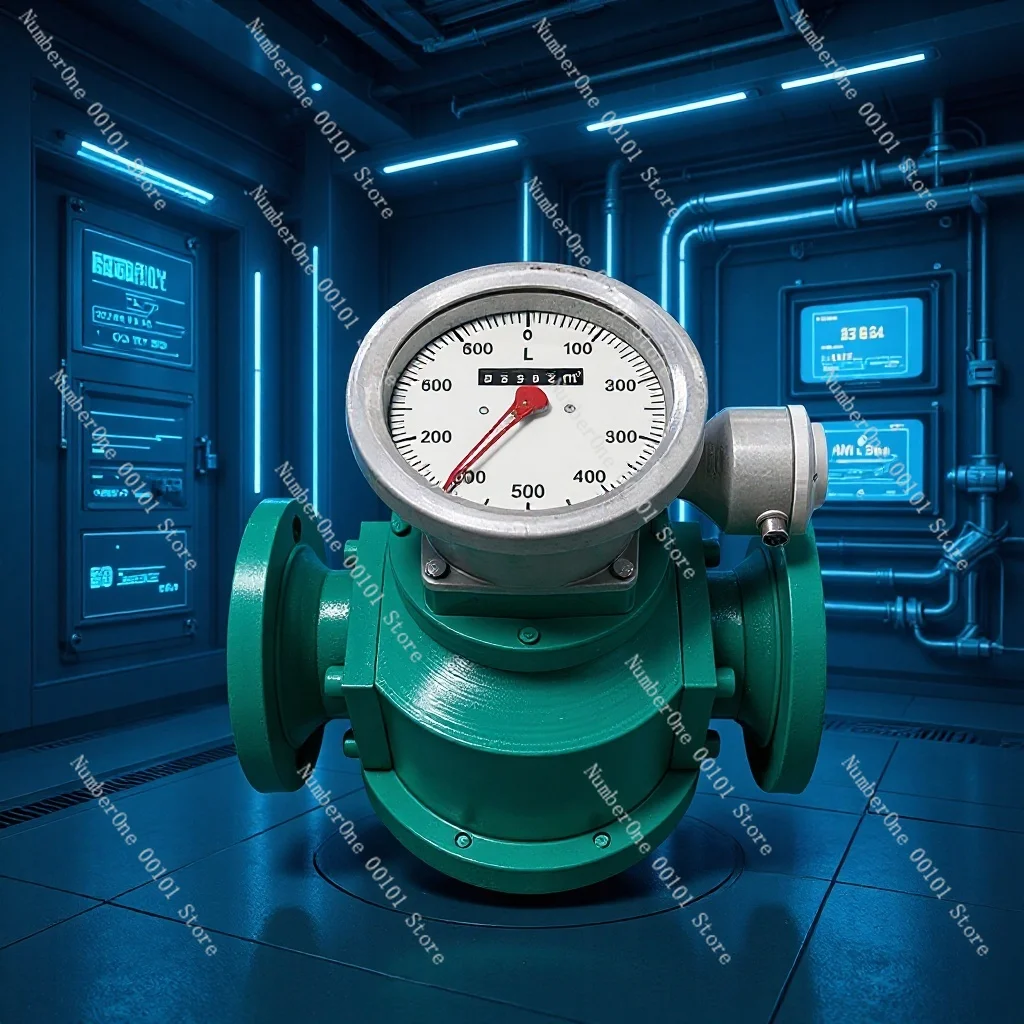 Stainless Steel Elliptical Gear Flow Meter, High Temp & High Viscosity Type For Diesel Heavy Oil Measurement