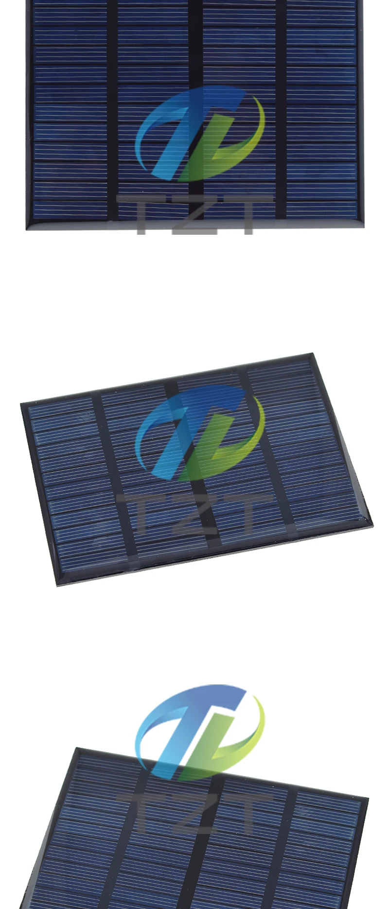 TZT 12V 1,3W 115x85MM Mini-Solarmodul Polycrystallines Silizium DIY Batterie-Lademodul Solarzellen-Ladeplatte – Detail 8