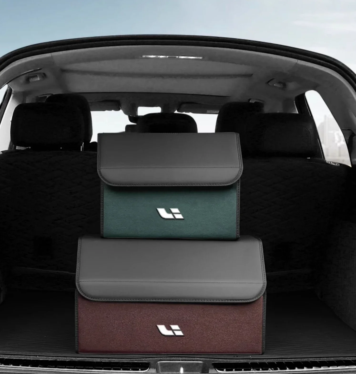 For LEADING IDEAL LiXiang L7 L8 L9 Car Trunk Storage Box Small Middle Collapsible Automobile Supplies Interior Modified Supplies