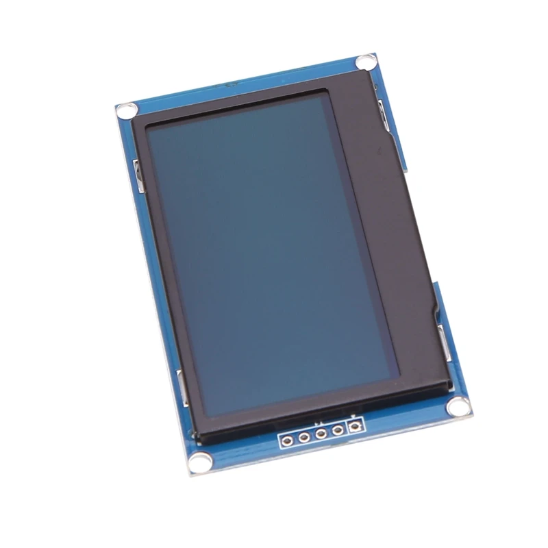 並列インターフェイス用oledディスプレイモジュール、青色テキスト、7ピン、2.42インチ、128x64、3.3v、ssd1309、i2c、iic
