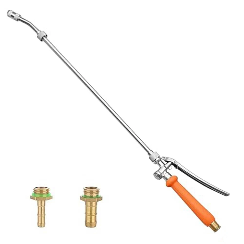 Telescopic Watering Tool Adjustable Spray Bar Outdoor Gardening Lockable Handle Metal Construction Common Compatibility