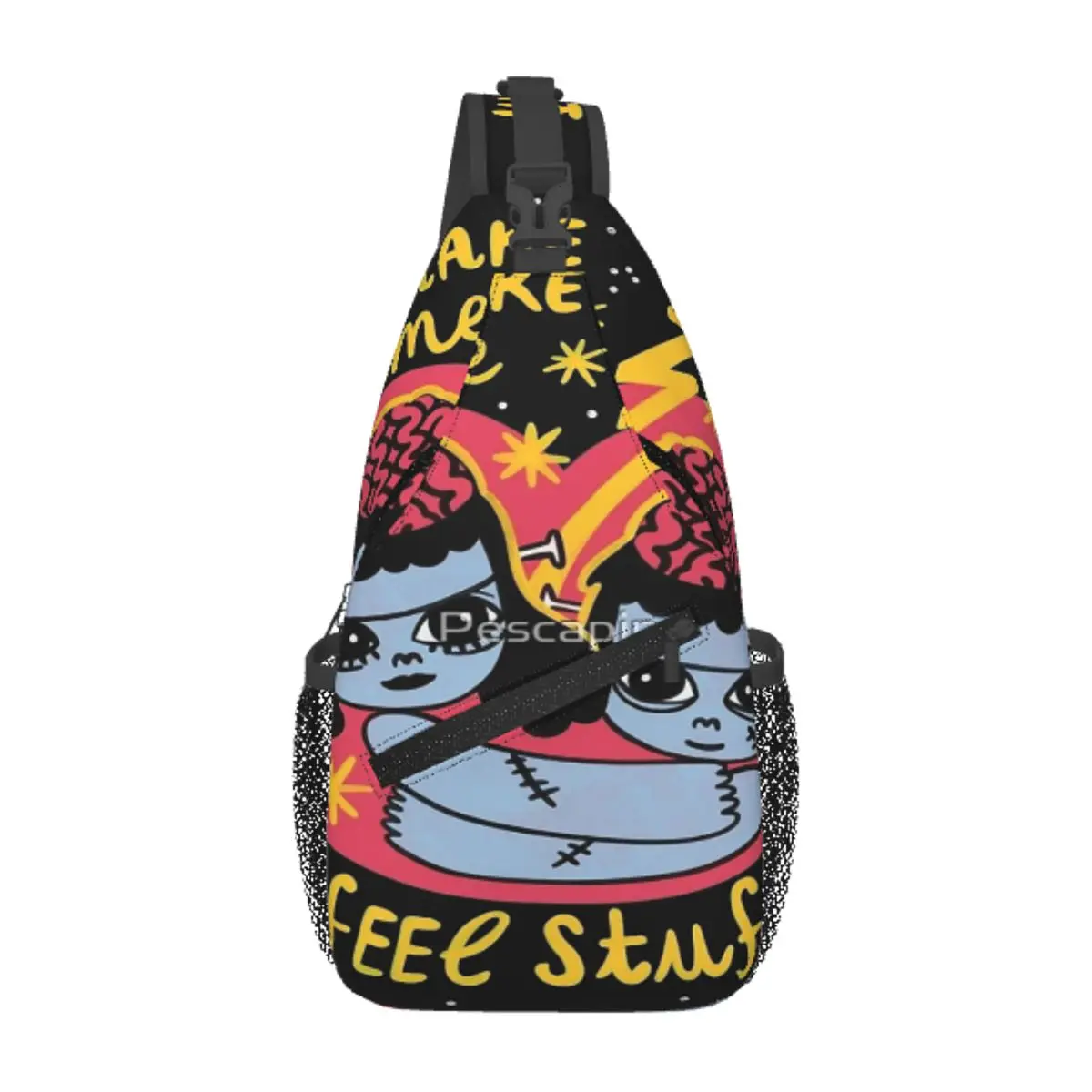 

Feel Stuff Chest Bag Modern Polyester fabric Daily Nice gift Customizable