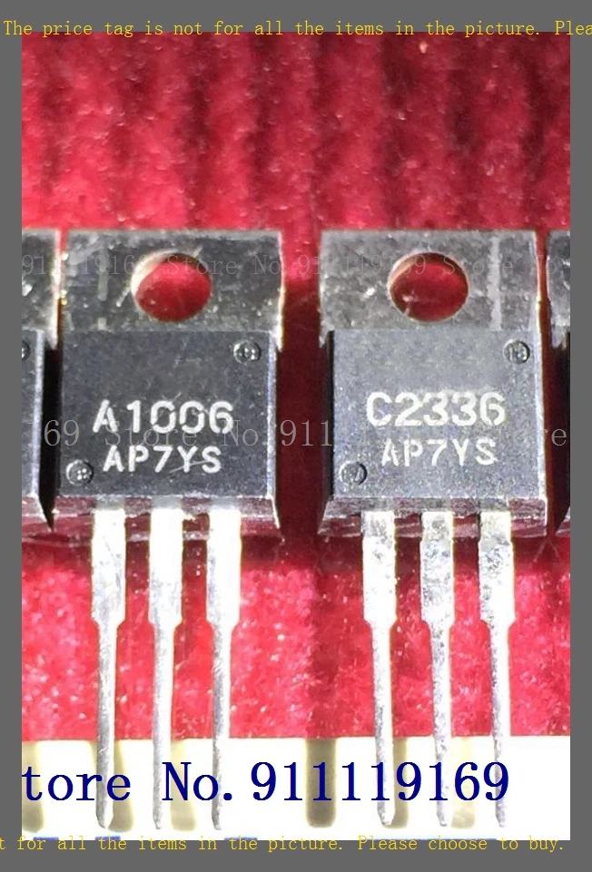 2SA1006 2SC2336 180V/1.5A TO-220  A PAIR