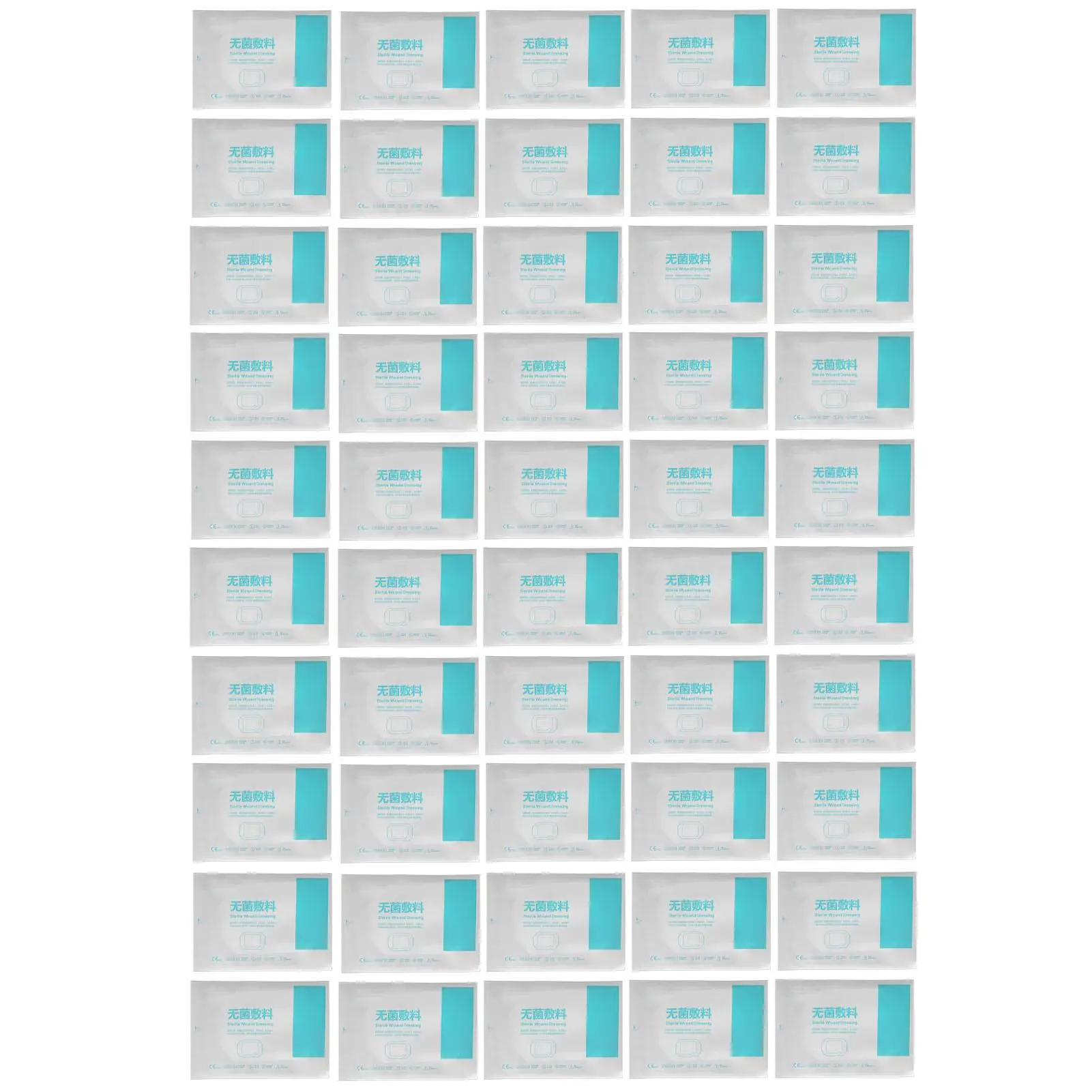 

3.9X4.7in Waterproof Transparent Wound Dressing Film for home Travel First Aid Supplies