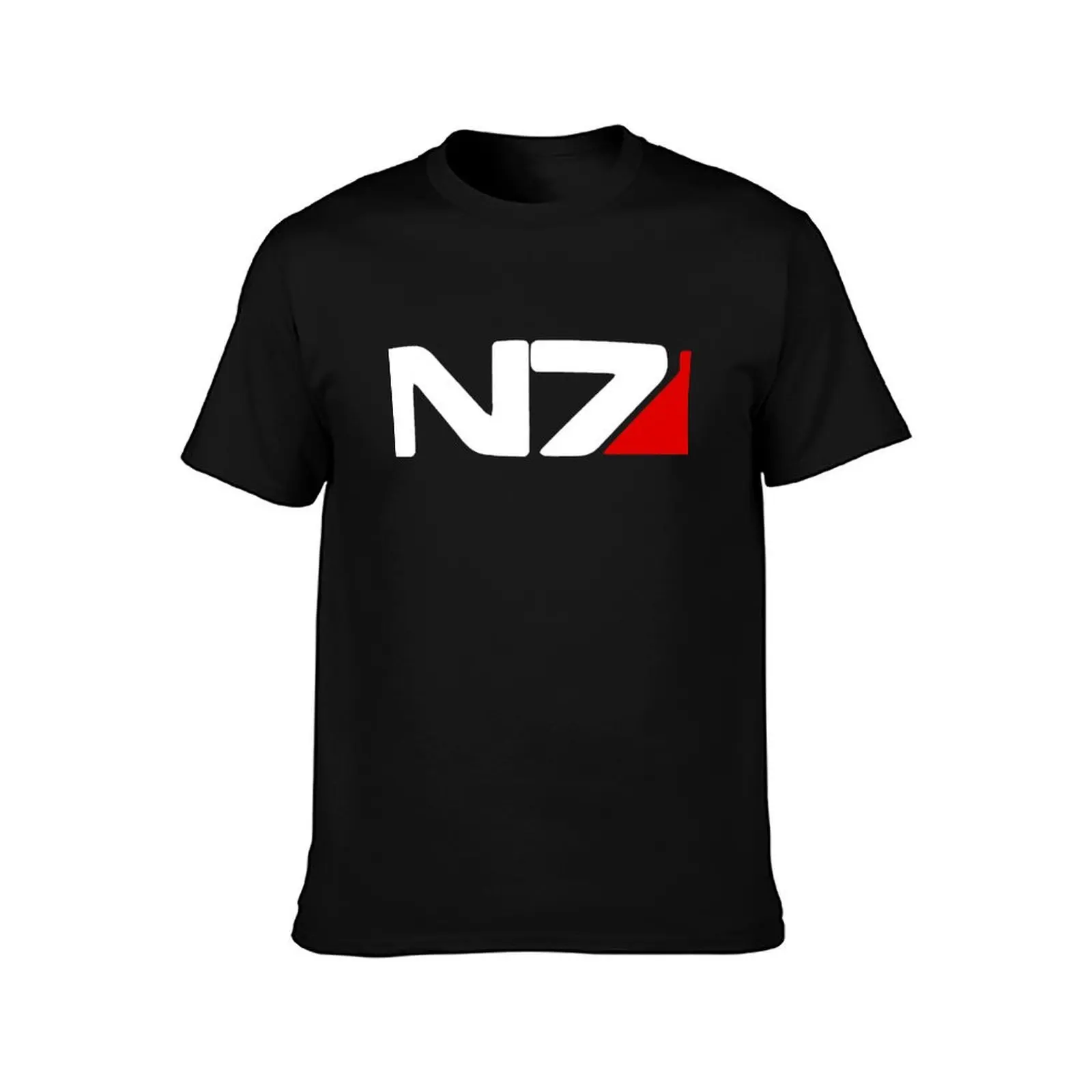 تي شيرت Mass Effect n&-normandy7 تي شيرت للرجال حزمة تي شيرت أبيض مطبوع للرجال تي شيرت