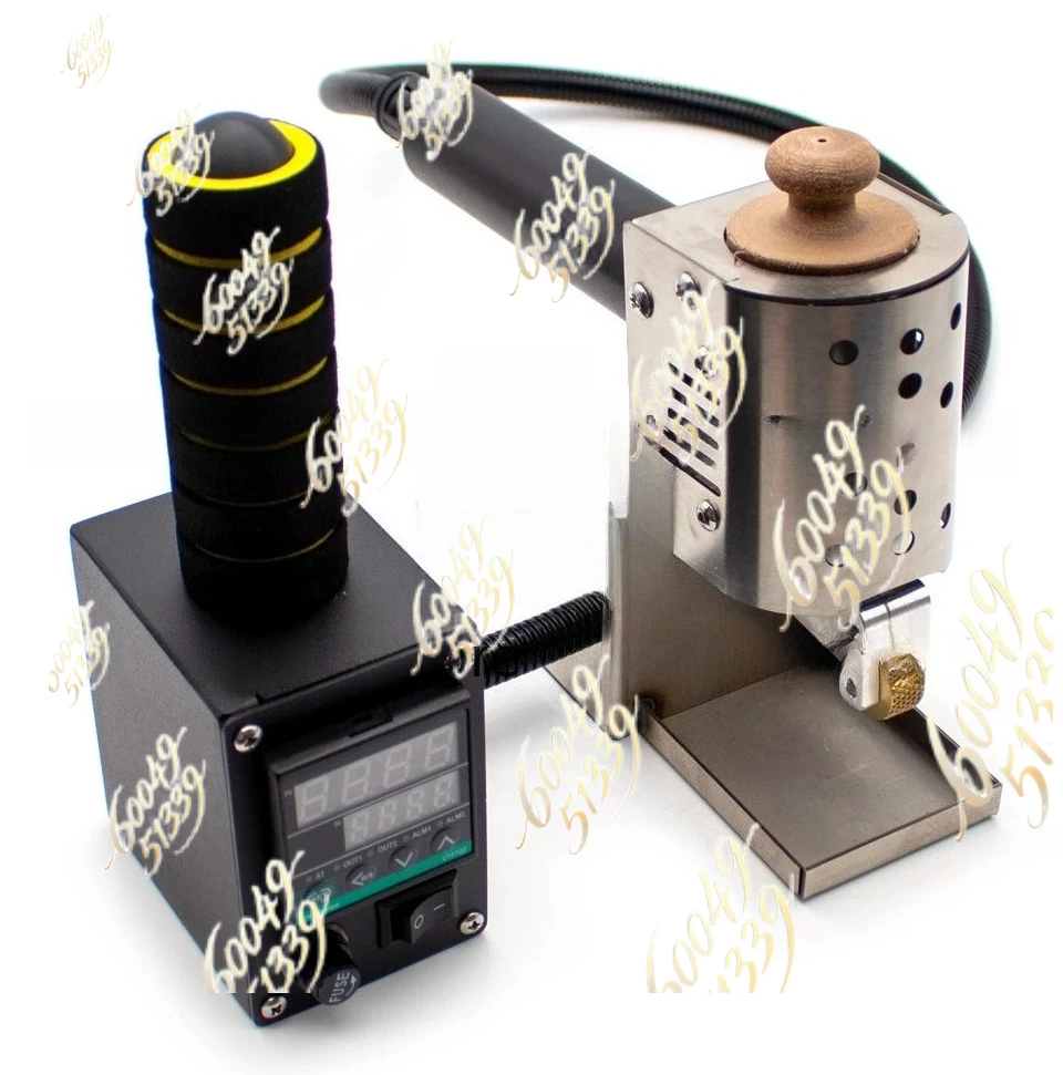 apply to Portable Hand Push Hot Melt Glue Rolling Machine 200W 50ML Digital Temperature Control Leather Bag Gluing Tool