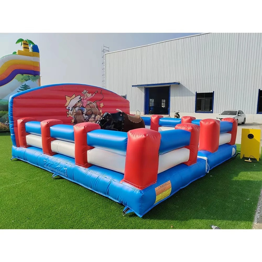 Outdoor Games Adults Electric Inflatable Rodeo Riding Inflatable Mechanical Bull Riding Inflatable Mechanical Rodeo Bull