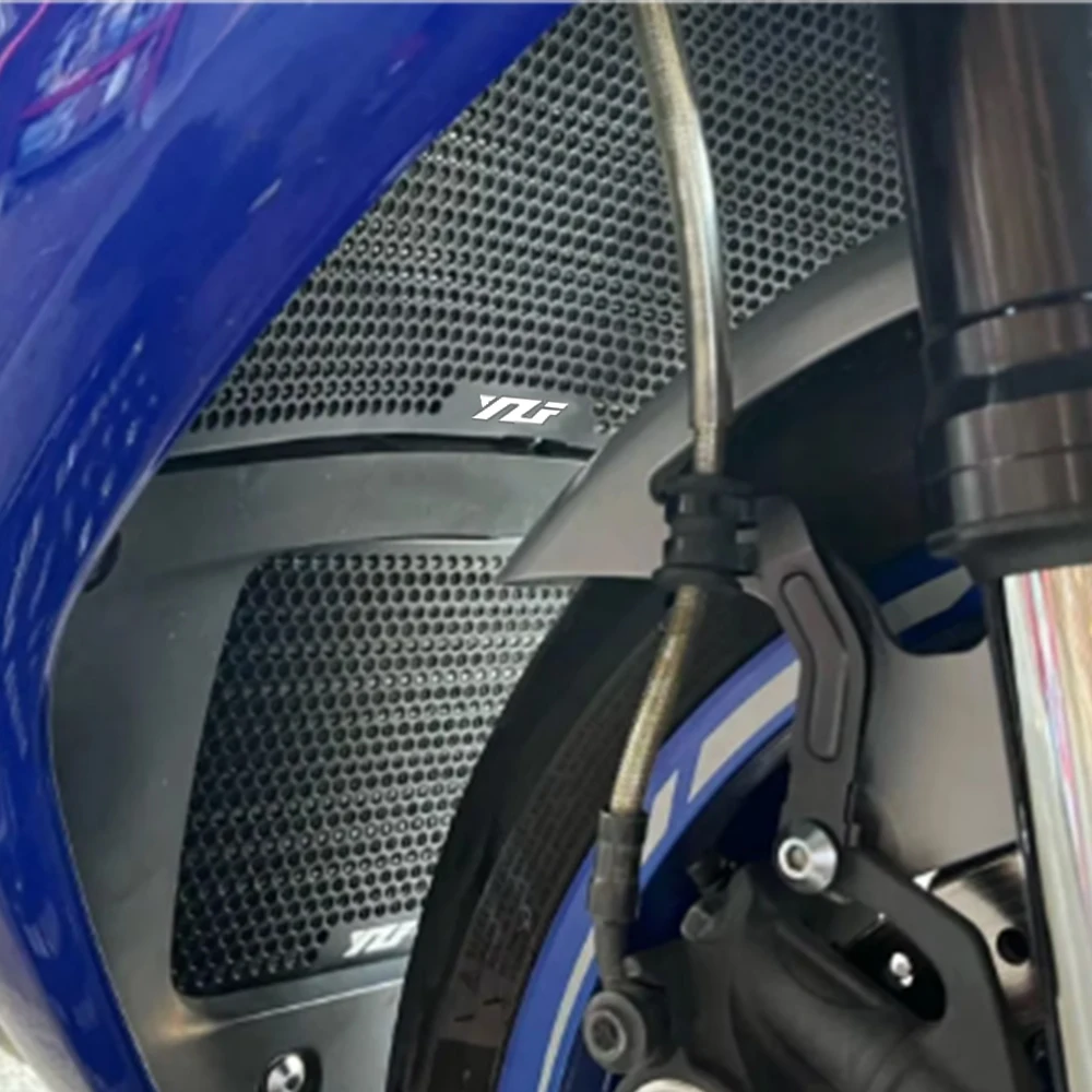 For Yamaha YZFR1 YZFR1M YZF R1 R1M 2015- 2024 2023 2020 2021 2022 Motorcycle Radiator Grille Guard Cover Oil Cooler Protection