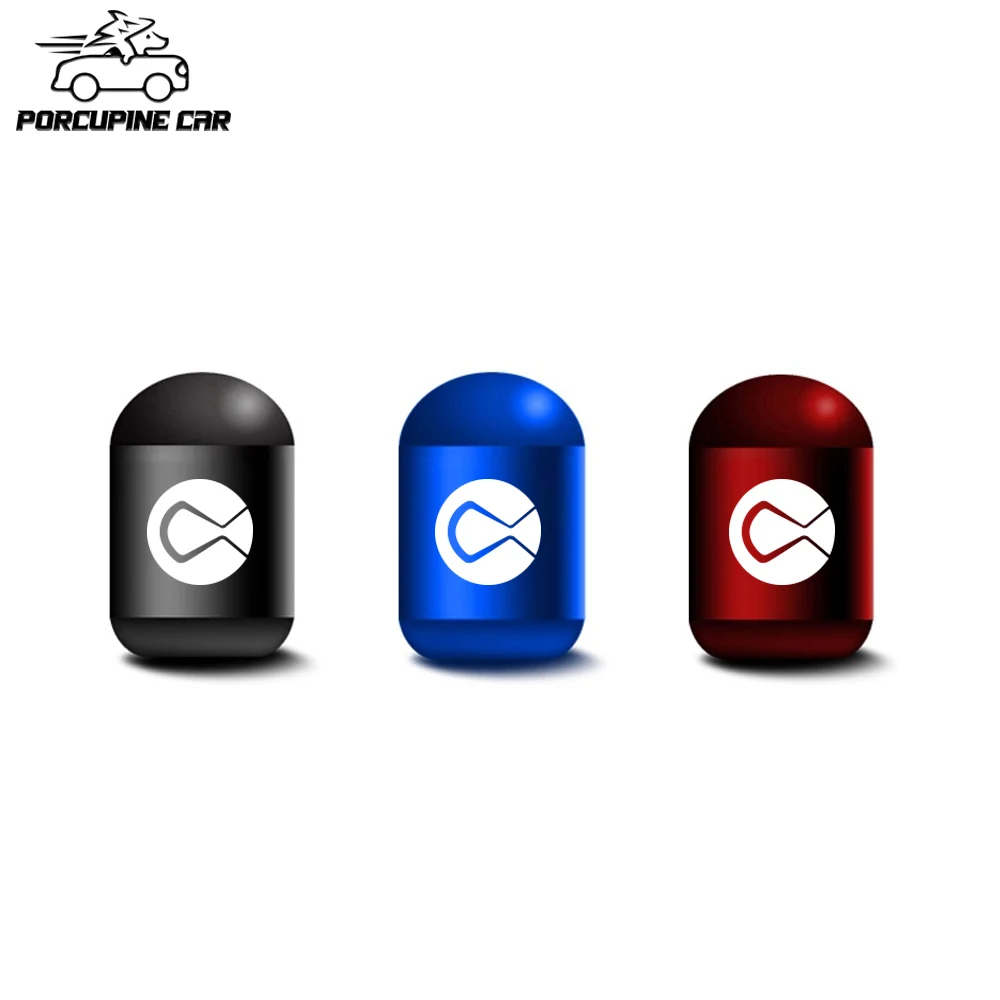 Car Wheel Tire Valve Caps Tyre Stem Covers Airdust Waterproof For DENZA N9 DENZA D9 B5 B8 Z9 GT N7 N8 X DMI Car Accessories