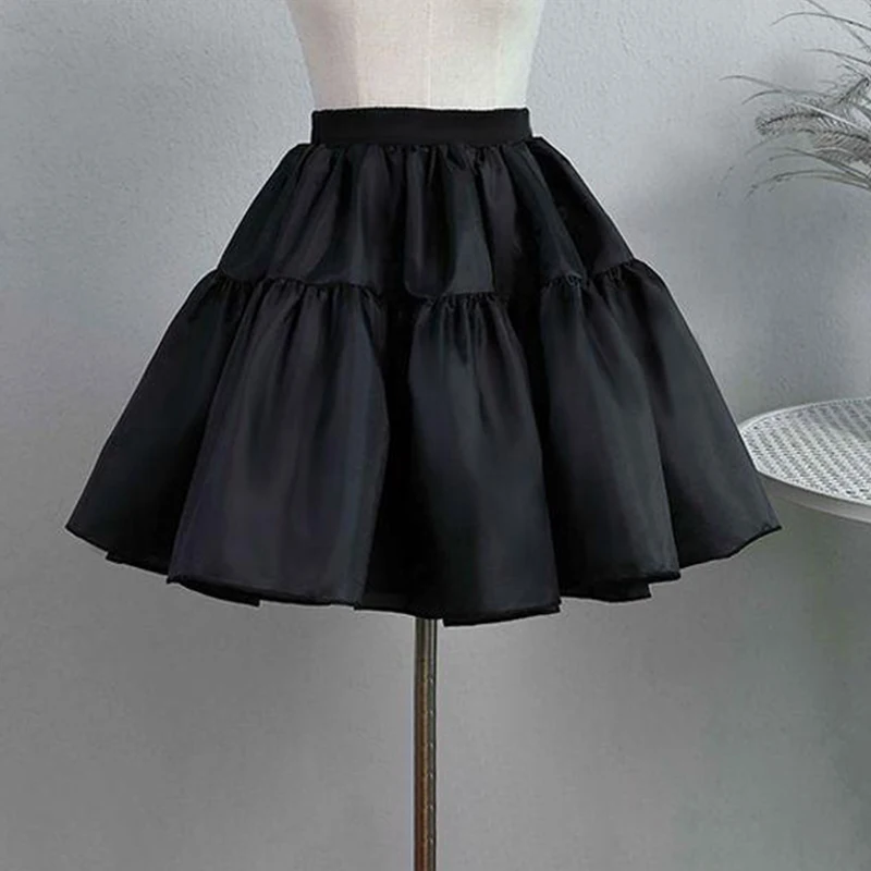 Fashionable And Sweet Lolita Jk Cake Skirt Skirt With Bustle For Women