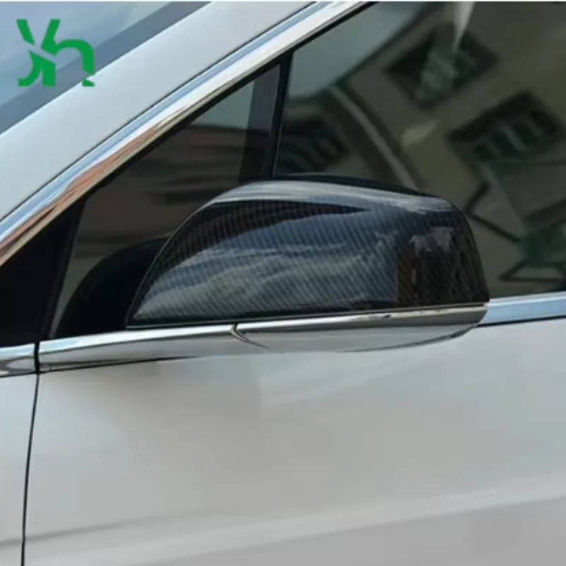 غطاء مضخم صوت من ألياف الكربون الجافة لتطبيقات Tesla Model S 2pcs الخارجية