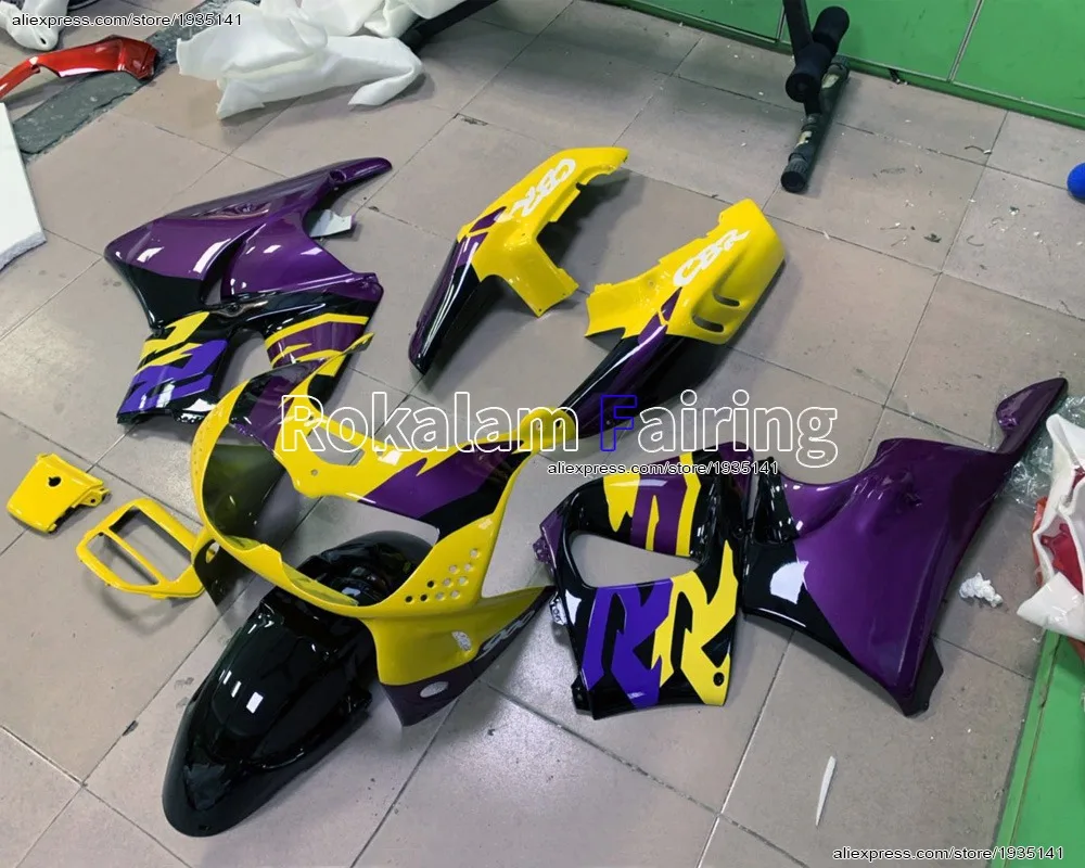 kit For Honda CBR900RR 1996-1997 CBR 893RR 96~97 Yellow Black Sport Motorcycle Fairing CBR 893 CBR900 RR Fairing Set