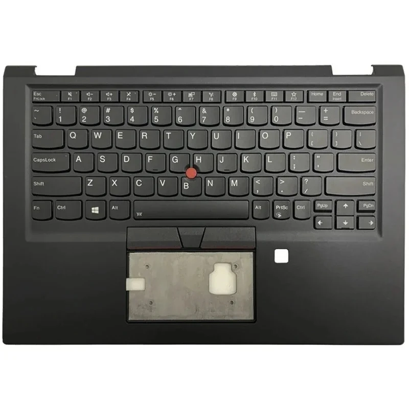 

Новый чехол для ноутбука X390 X13 Yoga Gen1, верхняя крышка с упором для рук, корпус C с подсветкой, клавиатура США