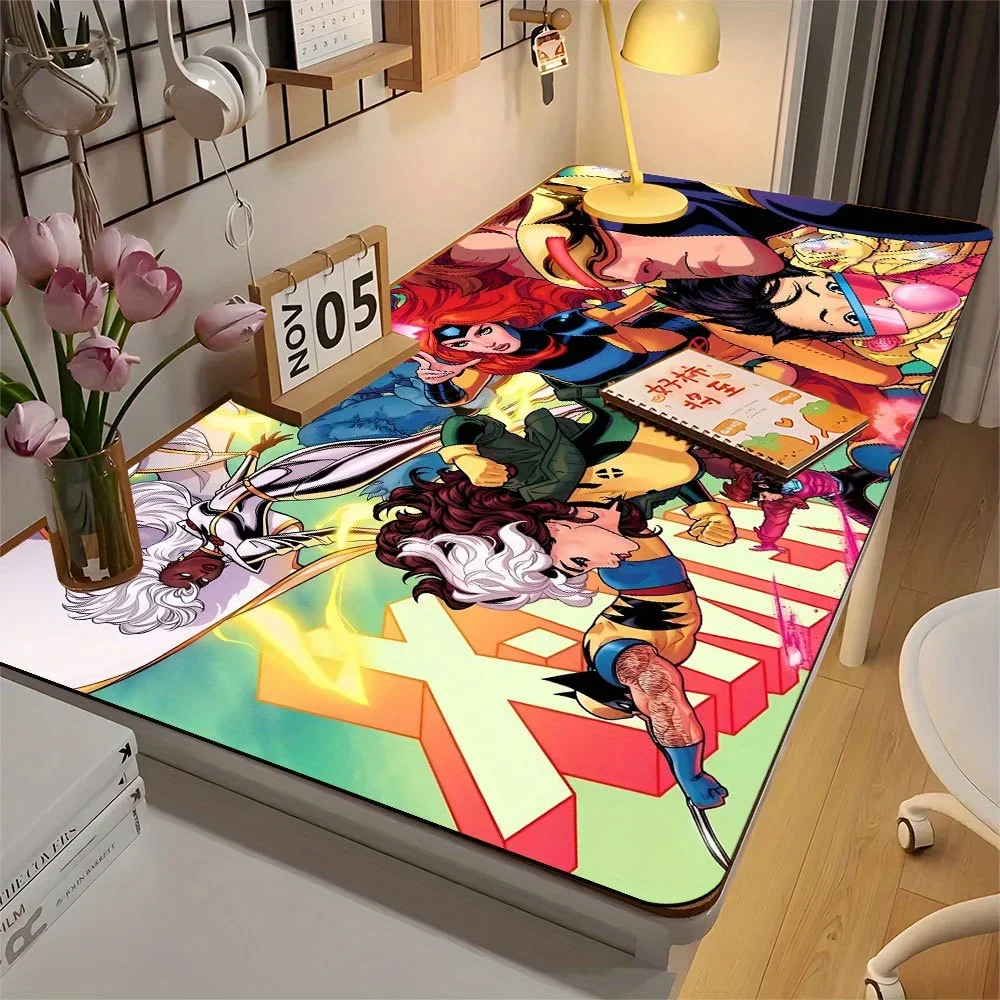 قطعة واحدة من لوحة ماوس Marvel X-Men - تصميم أبطال خارق نابض بالحياة، قاعدة مطاطية متعددة الوظائف، مثالية للألعاب وديكور المكاتب والعطلات