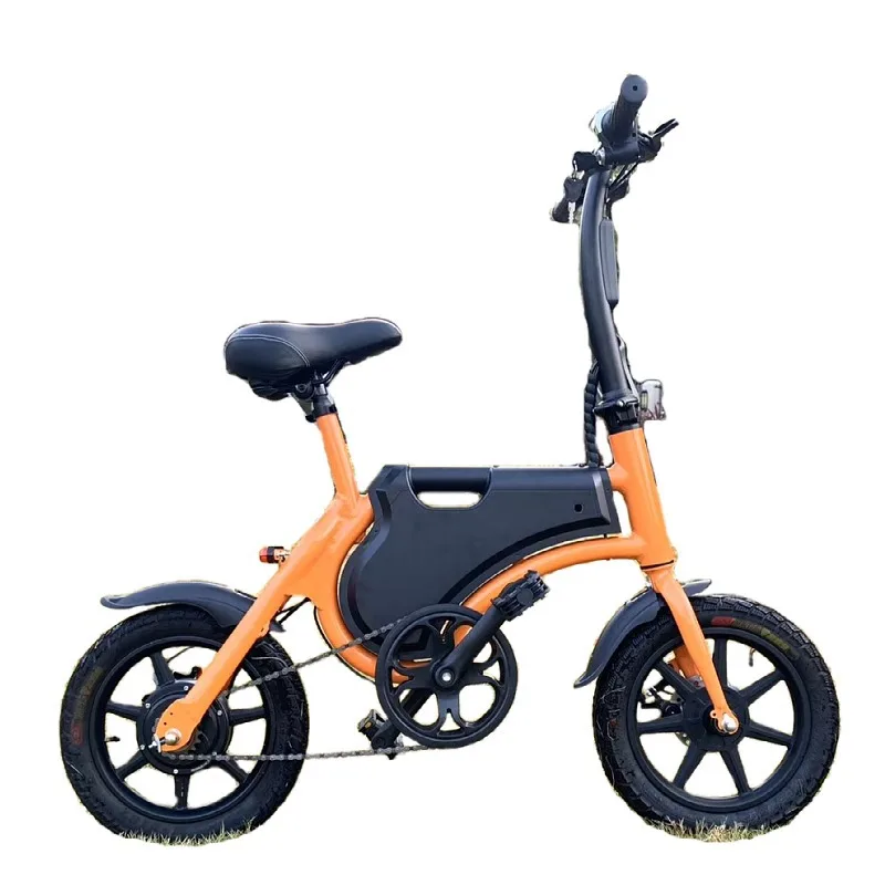 

14-дюймовый мини-электровелосипед с рамой из алюминиевого сплава, дисковой тормозной системой и 3-скоростной литиевой батареей