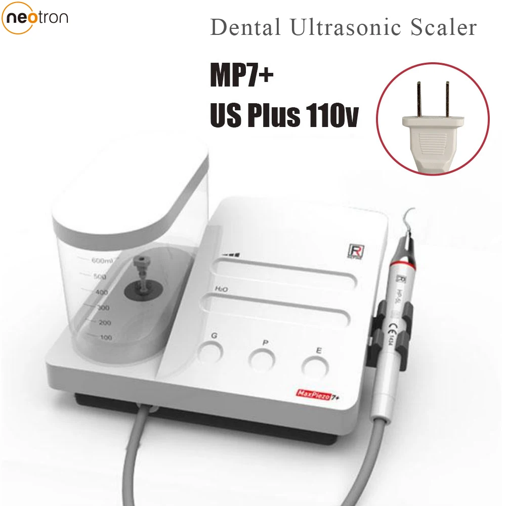 

Dental Ultrasonic Piezo 7+ Scaler Endo Scaling Teeth with LED Water Bottle for Periodontics Detachable Handpiece Maxpiezo 7 Plus