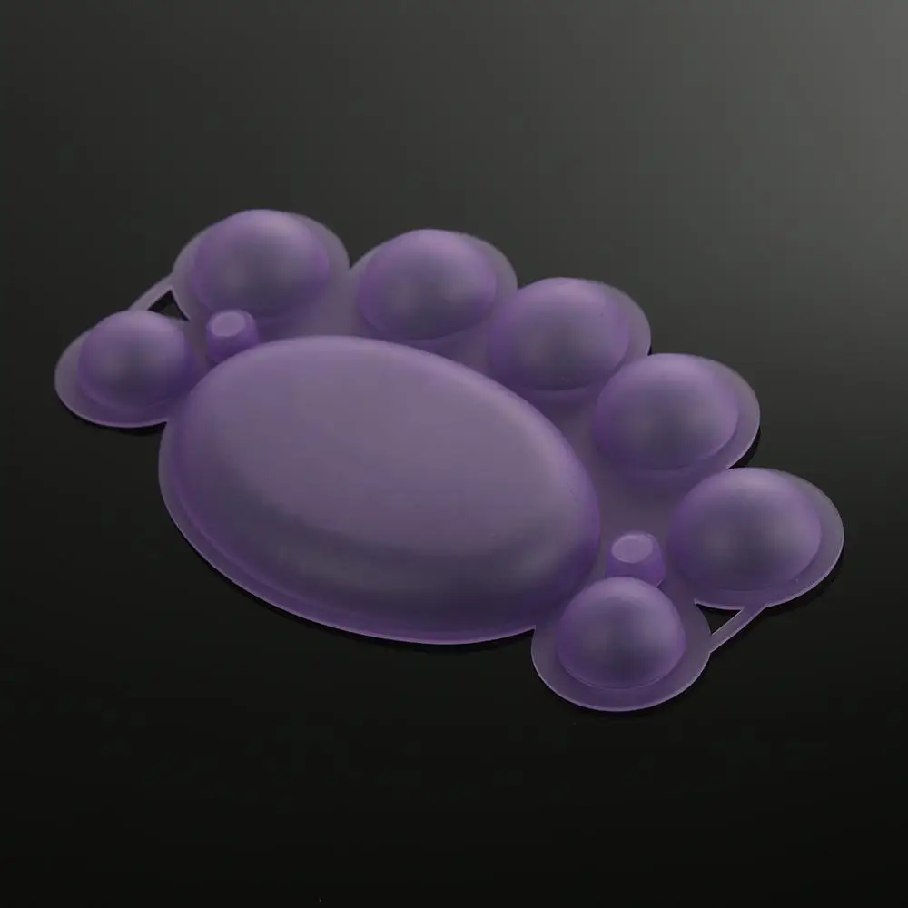 Nail Art Plastic Nail Polish Color Dish Palette Nail Art Mixing Palette Manicure  Color Mixing Palette Display Random Color