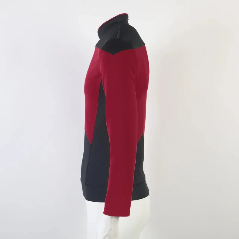

COSda@Star TNG The Next Generation Treks Red Shirt Uniform Cosplay Costume For Men Coat Halloween Party PropCOSda@