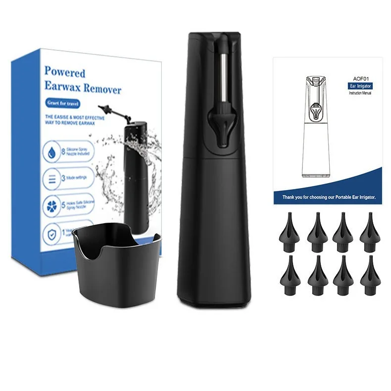 

Ушной ирригатор индивидуально настраиваемый, удобный и комфортный, с тремя режимами и 8 насадками для длительного использования от аккумулятора.