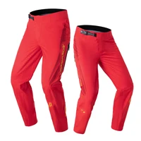 Nuevos pantalones para bicicleta de montaña, ciclismo, correr con bolsillo con cremallera, ropa deportiva para exteriores, pantalones de Motocross MTB