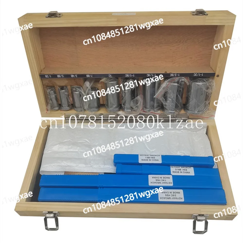 4/5/6/8mm Broach Set with 12-2818 Pieces of High Speed Steel Metric Keyway Broach