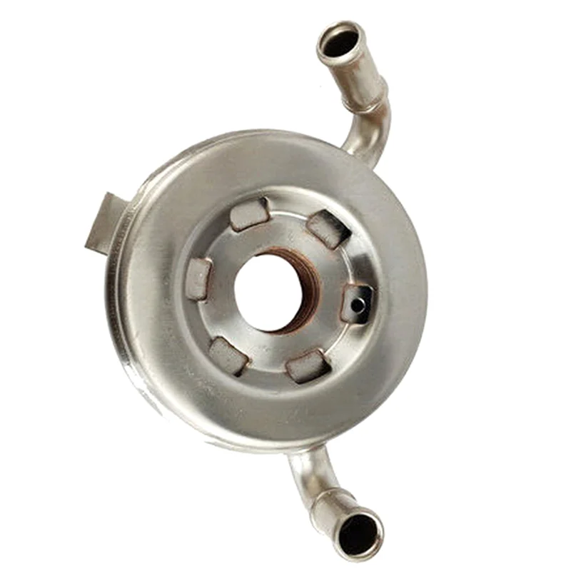 

Обычный масляный радиатор Масляный радиатор из нержавеющей стали Серебряный масляный радиатор 124100-5710 Подходит для двигателя Yanmar 4TNV82 4TNV84 4TNV88 4TNV94 4TN