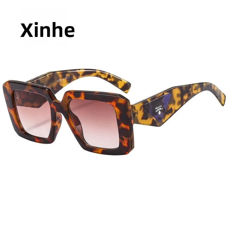 

Faionable Retro Square Frame Sunglasses Wide Leg Large Frame ex Street Sle Anti-UV Full Frame Polarized Children's Ac...