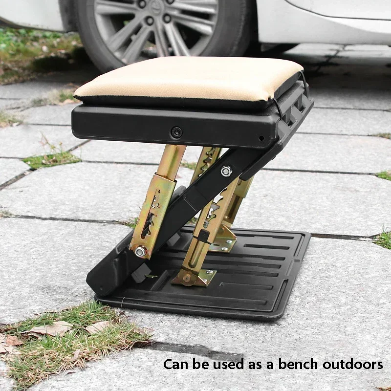 Adjustable Footrest 4-Level Height Removable Pad Ergonomic Design Universal Car Home Office Travel Portable Anti-Slip Footstool
