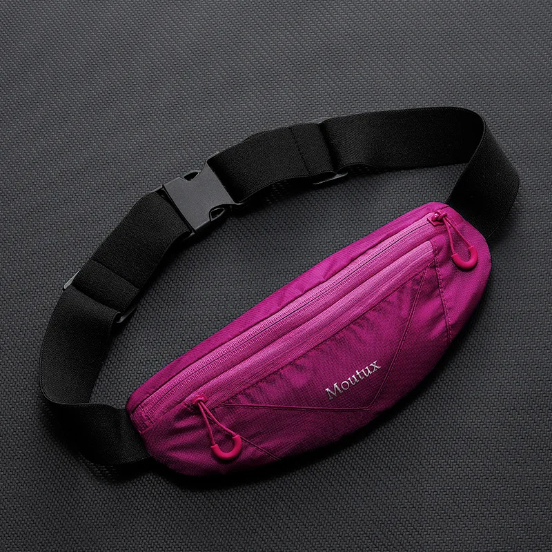 Ultra-Slim Waterproof Sports Waist Pack for Men & Women - Nylon, Fits Phone, Perfect for Running & Daily Commute