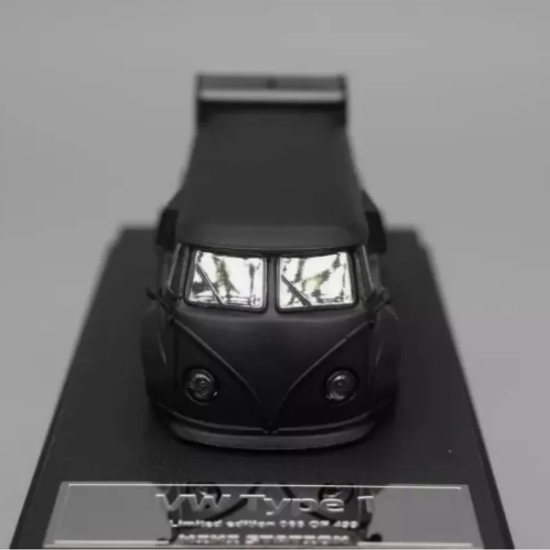 MiniStation 1/64 Volkswagen T1 matte wide-body low body alloy car model