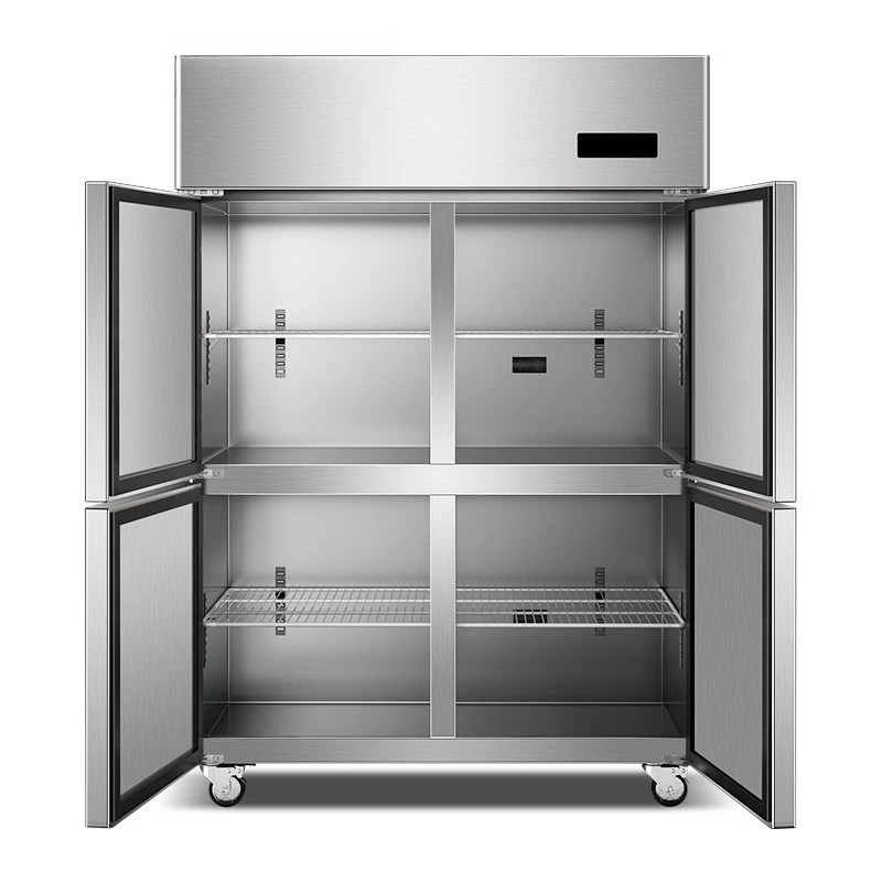 

Large capacity freezer canteen catering hotel back kitchen double temperature freezing refrigerated fresh-keeping cabinet