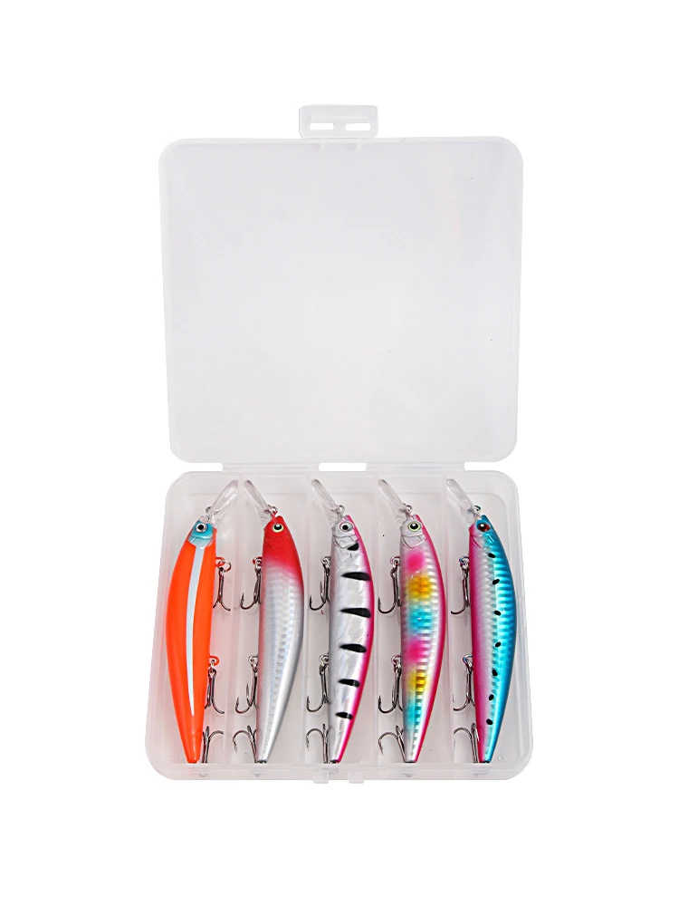 YUCONG 1PX Tonąca przynęta Minnow Bait 13cm-36g Trolling Fishing Lure Cichy twardy wobler Sea leurre peche cebo gratis Isca señuelos Pesca — zdjęcie 2