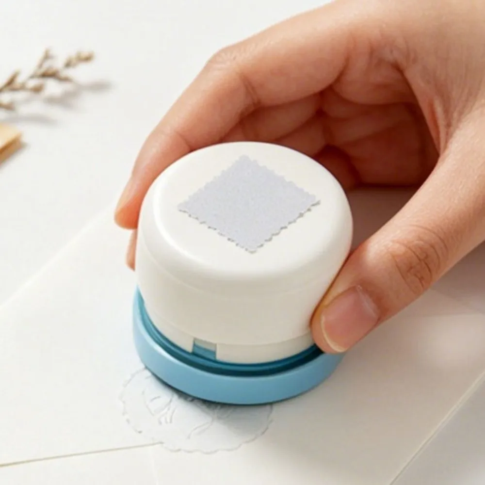 Handmade Magnetic Craft Hole Punch Labor Saving Precise Positioning DIY Paper Cut Puncher Creative Rectangle