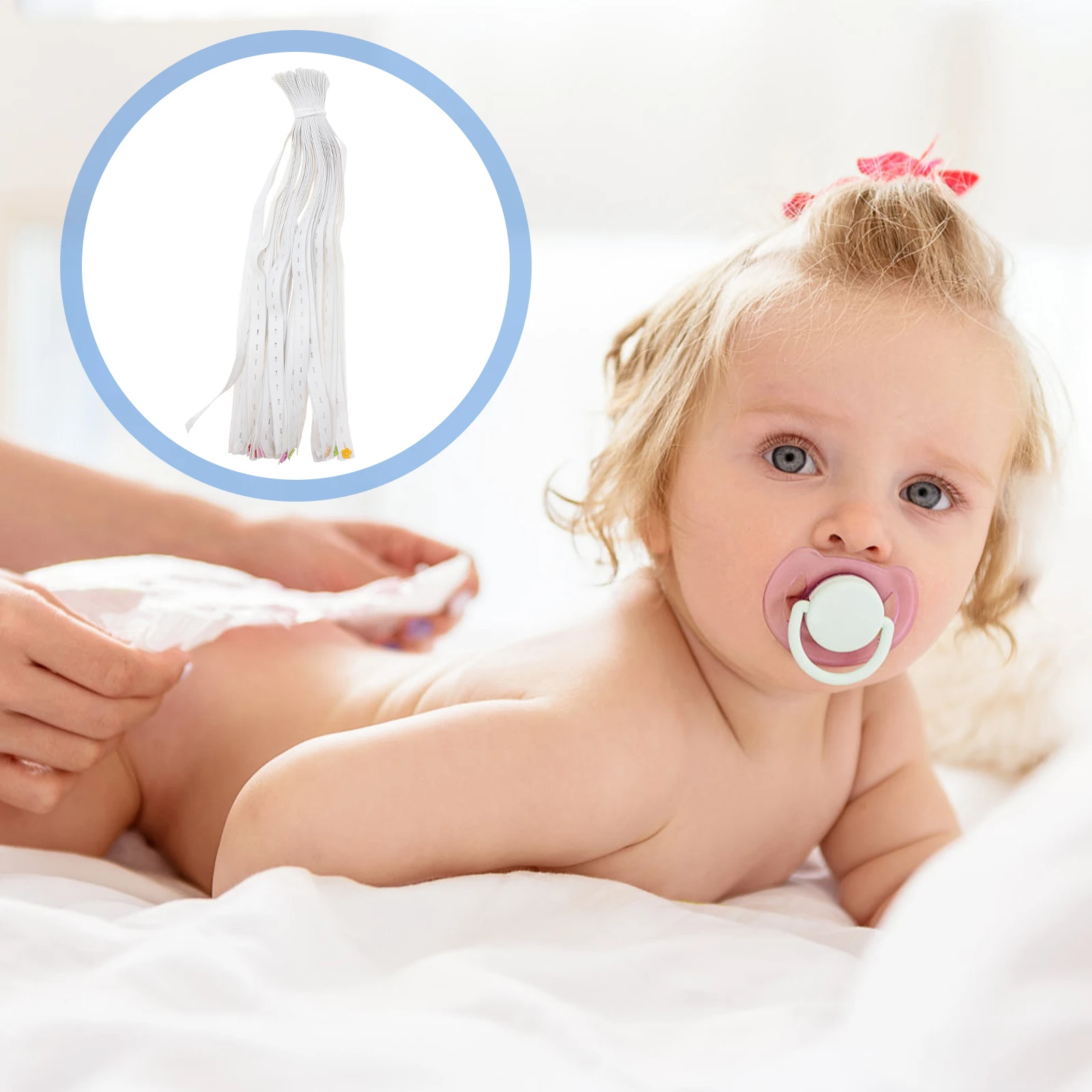 

40pcs Infant Diaper Tape Adjustable Nappy Fasteners Elastic B Safety Fixing Belt Pet Menstruation Baby Accessories