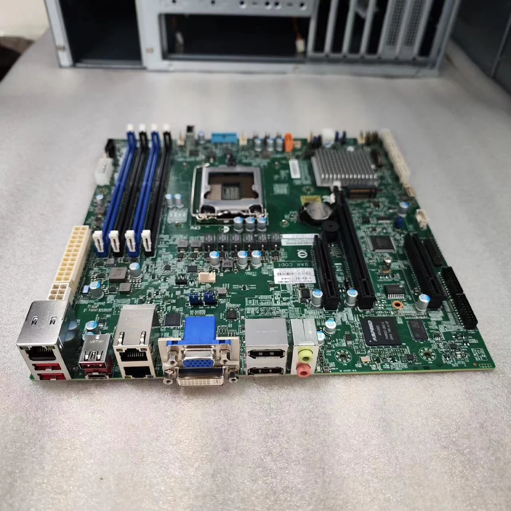 Para placa-mãe supermicro servidor uATX intel c246 LGA-1151 ddr4 X11SCZ-F
