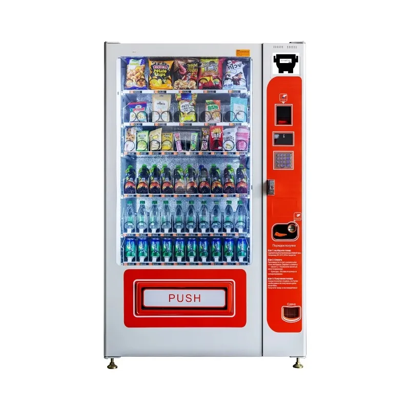 Digital Vending Machine for Snacks Drinks and Beverages with Interactive Display and Convenient Product Selection