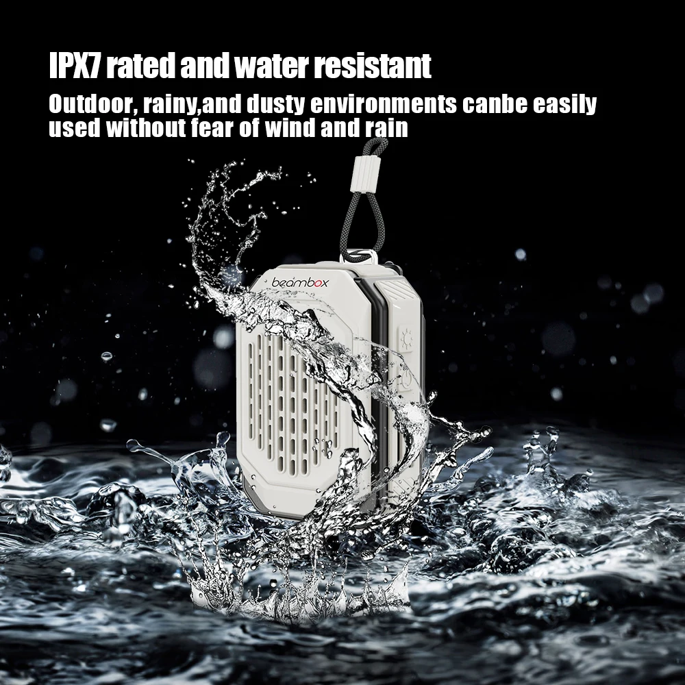 OEM/ ODM Mini Bluetooth Speaker Wireless Bluetooth 5.4 Speaker Clip on Portable Wearable Speaker -Clip Wave