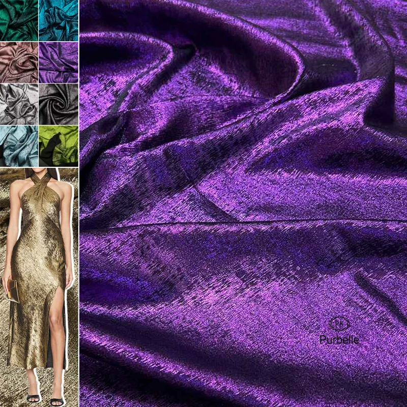 

Блестящая сценическая бархатная ткань, мягкий бронзовый танцевальный костюм, материал для платьев от кутюр, театральные фоны, дизайнерская мода