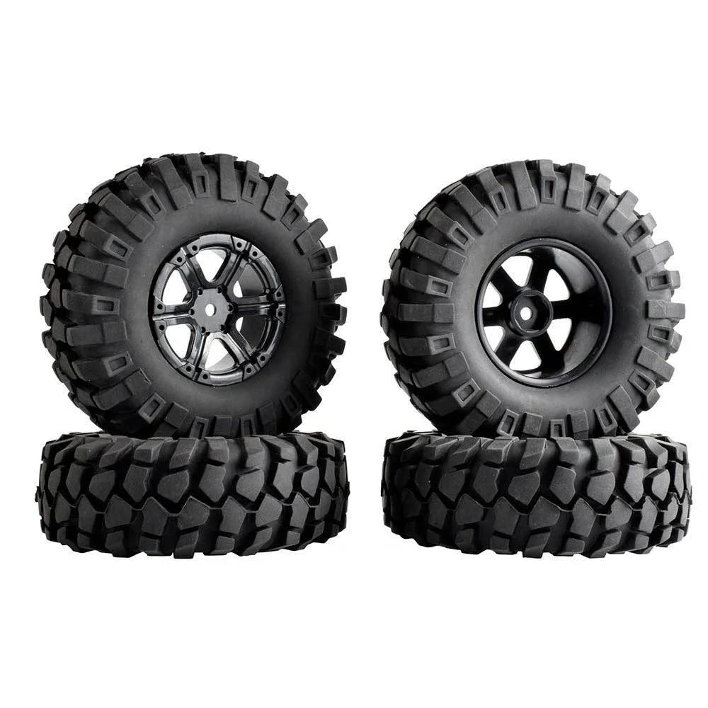 

RC Rim41-7006L Rubber Tires 108mm & Wheel sets RC 4WD Axial Rock Climbing