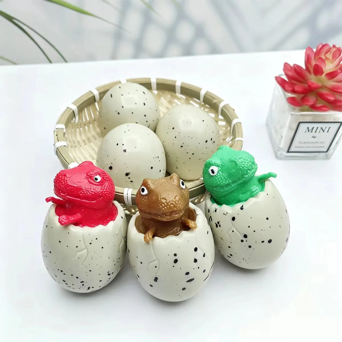 Novelty Cute Vent Dinosaur Cup Squeeze gifts Cure Office Stress Reliever Vent Fidget Toys for Adults Decompression Artifact