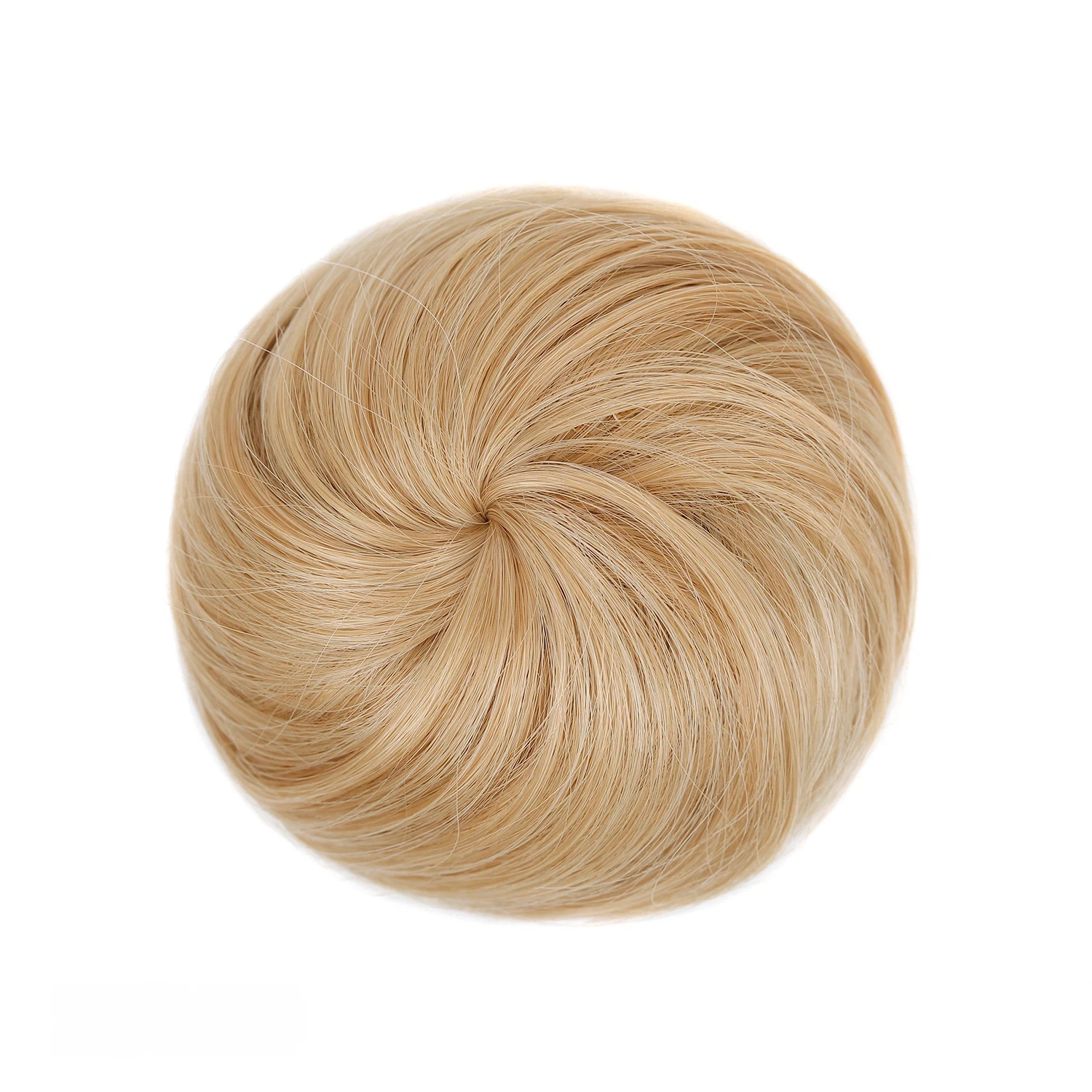Women's Chignon Bun Hair Piece Drawstring Fake Hair Bun Synthetic Straight Hair For Daily Updo Hairstyle