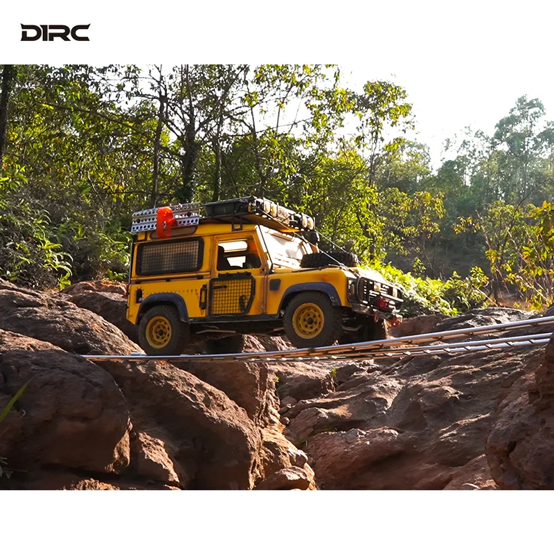 

D1rc 1:8 1:10 Remote Controlled Off-Road Vehicle Outdoor Scene Construction Tool Multifunctional Trailer Crossing Ditch Bridge