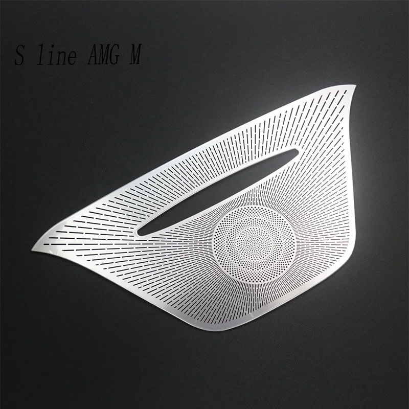 Car Styling Audio Speaker For Mercedes Benz A GLA CLA Class W176 X156 C117 Dashboard Loudspeaker Cover Sticker Trim Accessories