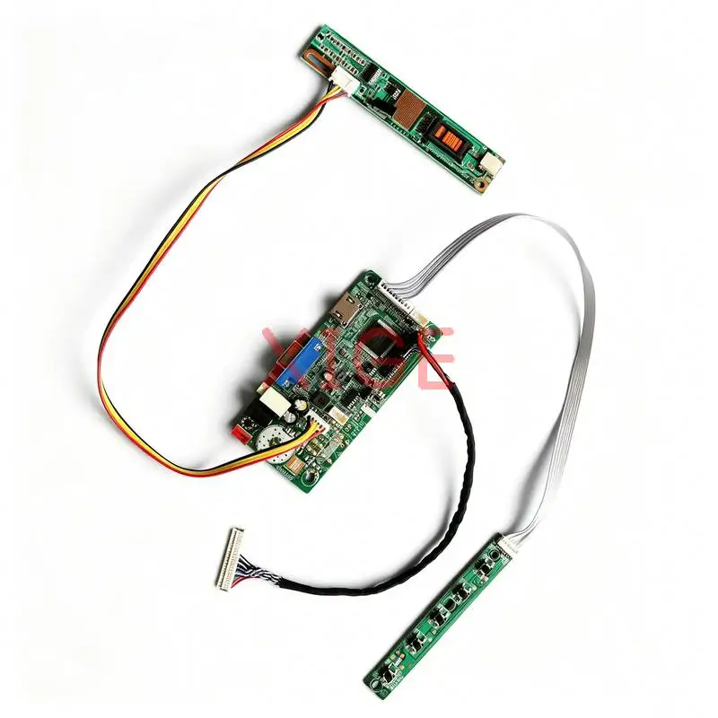 For B141XG08 B141XG09 B141XG13 B141XG05 LCD Monitor Controller Drive Board DIY Kit 1024x768 HDMI+VGA 1024*768 LVDS 30-Pin 1-CCFL