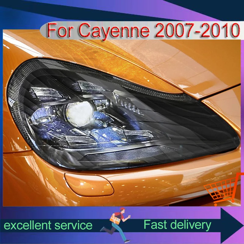 

Auto Headlight For Porsche Cayenne Modification LED DRL 2007-2010 Front Lamp Upgrade Matrix New Style Assembly Car Accessories