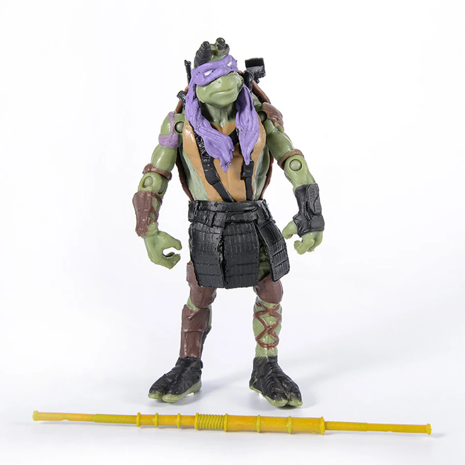 4 Uds TMNT figura de acción Anime adolescente Mutante Tortuga Ninja Figuras juguetes NECA PVC colección modelo regalo para decoración de niños